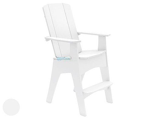Ledge Lounger Mainstay Collection Outdoor Adirondack Tall | White | LL-MS-AT-WH