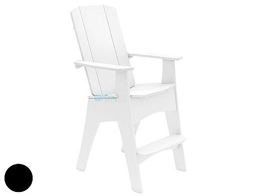 Ledge Lounger Mainstay Collection Outdoor Adirondack Tall | Black | LL-MS-AT-BK