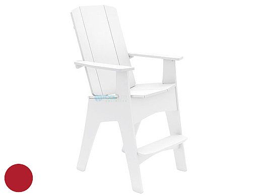 Ledge Lounger Mainstay Collection Outdoor Adirondack Tall | Red | LL-MS-AT-RD