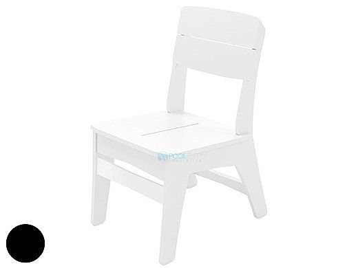 Ledge Lounger Mainstay Collection Outdoor Dining Side Chair | Black | LL-MS-DC-BK
