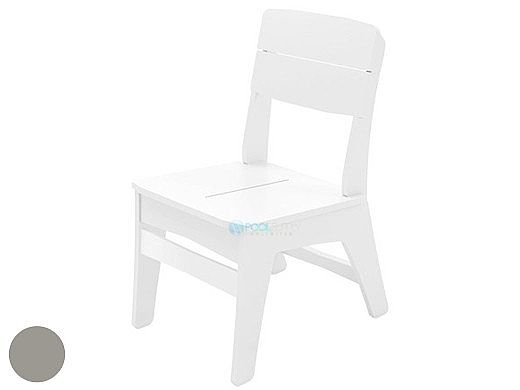 Ledge Lounger Mainstay Collection Outdoor Dining Side Chair | Gray | LL-MS-DC-GRY