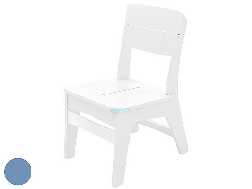 Ledge Lounger Mainstay Collection Outdoor Dining Side Chair | Sky Blue | LL-MS-DC-SB