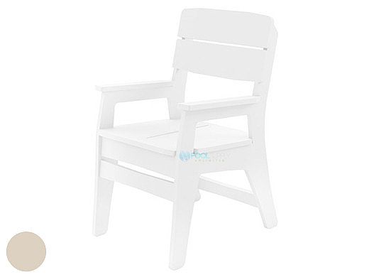 Ledge Lounger Mainstay Collection Outdoor Dining Armchair | Cloud | LL-MS-DCA-CD