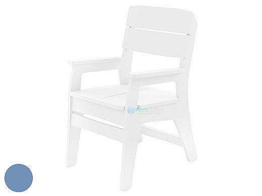 Ledge Lounger Mainstay Collection Outdoor Dinning Armchair | Sky Blue | LL-MS-DCA-SB