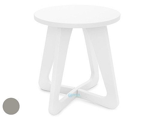 Ledge Lounger Mainstay Collection Outdoor Stool | Gray | LL-MS-SL-GRY