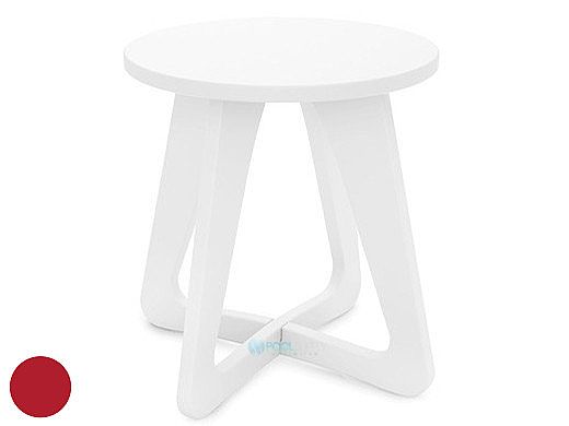 Ledge Lounger Mainstay Collection Outdoor Stool | Red | LL-MS-SL-RD
