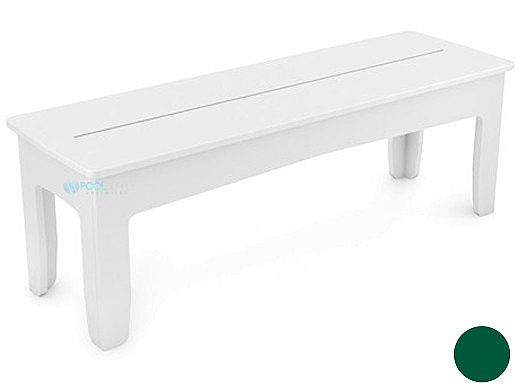 Ledge Lounger Mainstay Collection Outdoor 25" Dining Bench | Green | LL-MS-DB25-GN