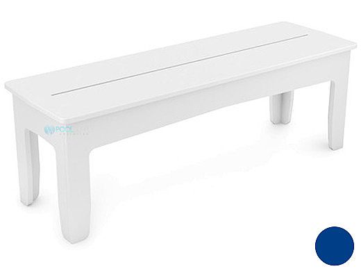 Ledge Lounger Mainstay Collection Outdoor 52" Dining Bench | Navy | LL-MS-DB52-NY