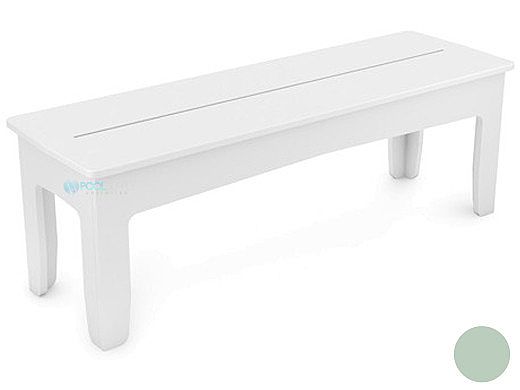 Ledge Lounger Mainstay Collection Outdoor 52" Dining Bench | Sage Green | LL-MS-DB52-SG