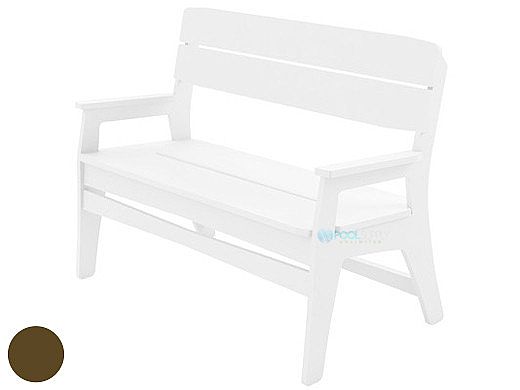 Ledge Lounger Mainstay Collection Outdoor Bench | Brown | LL-MS-BA-BN