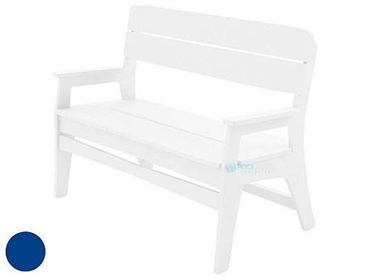 Ledge Lounger Mainstay Collection Outdoor Bench | Navy | LL-MS-BA-NY