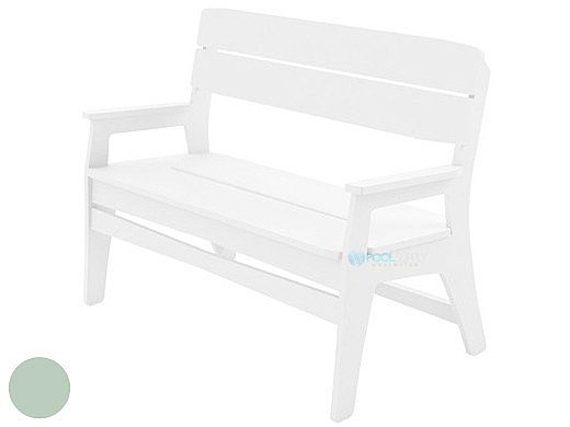Ledge Lounger Mainstay Collection Outdoor Bench | Sage Green | LL-MS-BA-SG