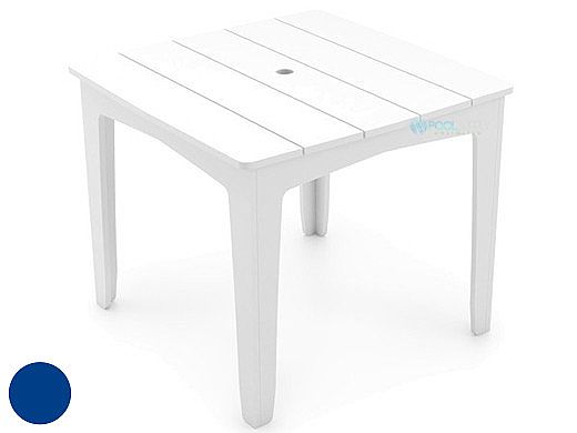 Ledge Lounger Mainstay Collection 36" Square Outdoor Dining Table | Navy | LL-MS-DT-36SQ-NY