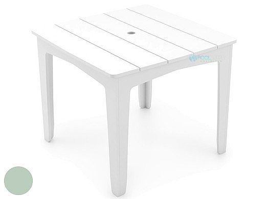 Ledge Lounger Mainstay Collection 48" Square Outdoor Dining Table | Sage Green | LL-MS-DT-48SQ-SG