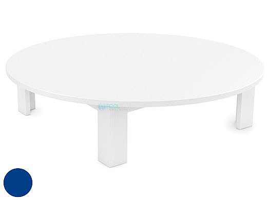 Ledge Lounger Mainstay Collection Outdoor Round Coffee Table | Navy | LL-MS-CT-RD-NY