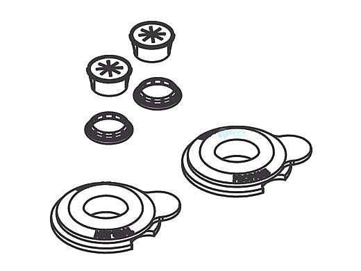Jandy JXi Jacket Hole Plug Kit | R0591800