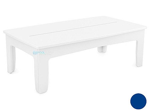 Ledge Lounger Mainstay Collection Outdoor Rectangular Coffee Table | Navy | LL-MS-CT-RT-NY