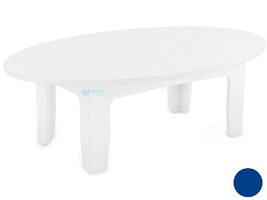 Ledge Lounger Mainstay Collection Outdoor Oval Coffee Table | Navy | LL-MS-CT-OV-NY