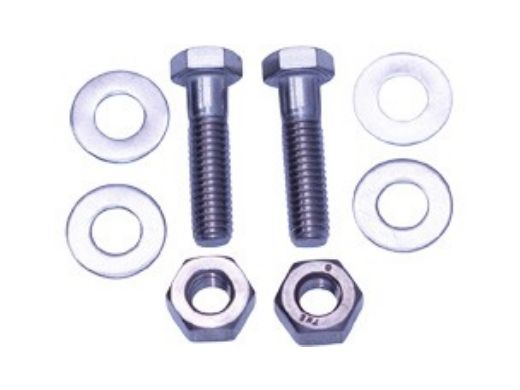Rocky's Reel Systems Bolt, Nut & Washer 3/8" x 1-1/2" | 2 sets | Stainless Steel | 509