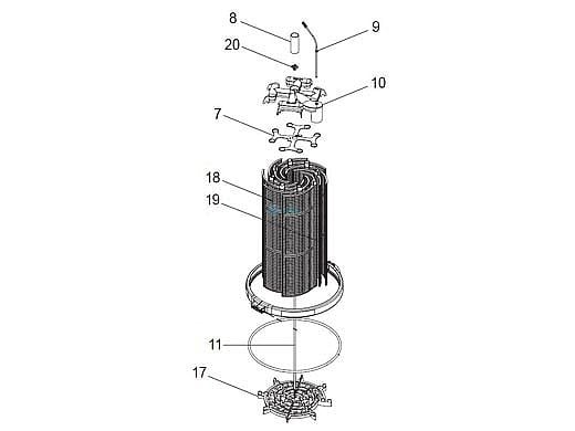 Jandy Complete Grid Assembly DEV/DEL 60Sqf | R0501400