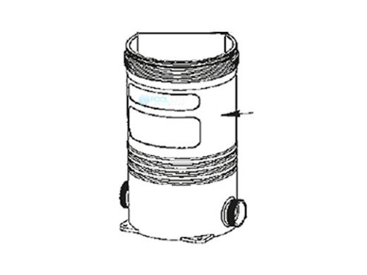 Waterco Opal Cart Tank Only PP Pewter | AXFI0120