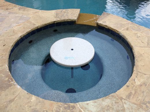 SR Smith Destination Series 30" In-Pool Table | Vinyl Liner Anchor Included | Cappuccino | VL-POOLTABLE-57-C