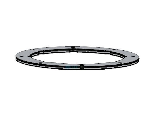 Pentair ColorVision Bubbler Color Ring for Gunite Pools | Grey | 590127Z