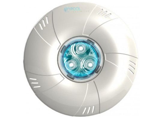 CCEI Lighting Plug-in-Pool System Mini Gaia PPX15 Color Underwater LED Light | Plastic Escutcheon | PK10R806 PF10R806