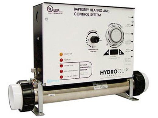 HydroQuip 5.5 kW Baptistry Heating Control System without Pump Option | 7-Day Timmer | BCS600T-U