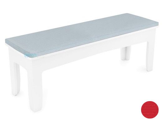 Ledge Lounger Mainstay Collection Outdoor 25" Dining Bench Cushion | Premium 1 Jockey Red | LL-MS-DB25-C-P1-4603