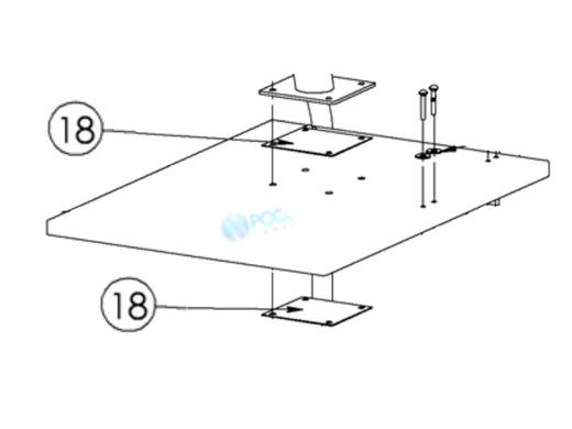 SR Smith 7 1/2" x 7 1/2" Gasket | 8-510