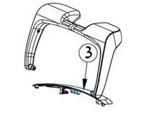 Maytronics Rear Cover Mtc8 | Light Grey | 99807072
