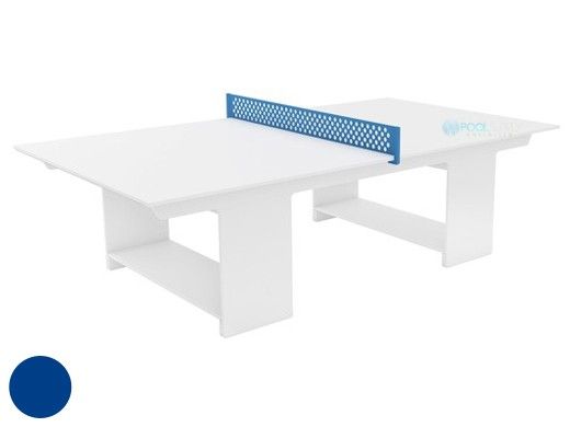 Ledge Lounger Outdoor Games Collection Ping Pong Table | Navy | Paddles and Net | LL-GM-PG-NY