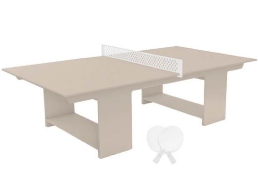 Ledge Lounger Outdoor Games Collection Ping Pong Table with Paddles and Net | Cloud Table | LL-GM-PG-CD 17509-41