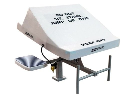 S.R. Smith Velocity Starting Block Cover with Lock | BLCVR-VELO-WHT-L