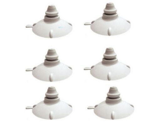 Lumi-O Majestic 8000-S-B Step for Above Ground Pool Replacement Parts | Suction Cups | Set of 6 | 160-0031-6