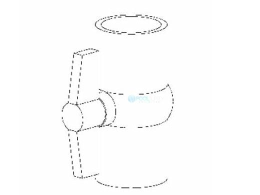 S.R. Smith 1.5" Ball Valve SCH 80 SXS | Gray | 05-777