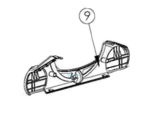 Maytronics Side Panel Pulley Botia 1 | Black | 99806312