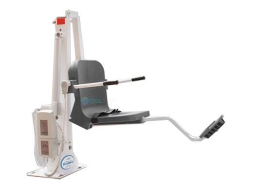 Aqua Creek Ranger 2 Pool Lift | No Anchor | White with Gray Seat | F-RNGR2-G