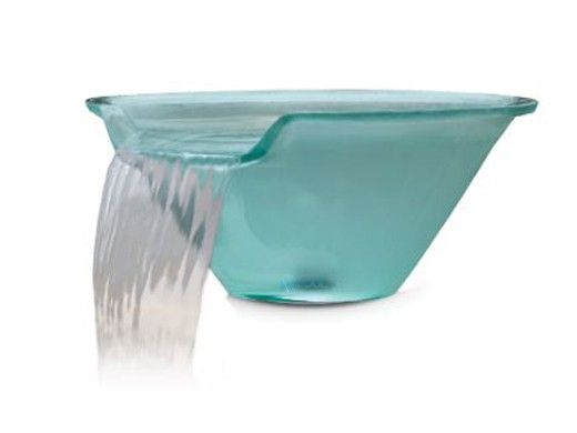 Pentair MagicBowl Water Effects Fountain Bowl without Light Niche | Round Glass | 580064