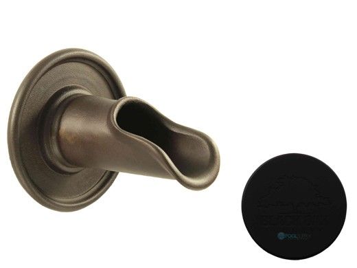 Black Oak Foundry Roman Scupper | Almost Black Finish | S50-BLK | S53-BLK