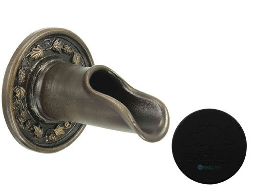 Black Oak Foundry Sonoma Scupper | Almost Black Finish | S51-BLK
