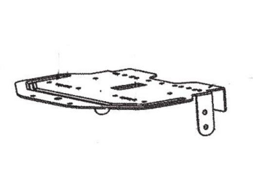 CaliMar / Doughboy Vertical End Cap | Top Plate | 580-2375