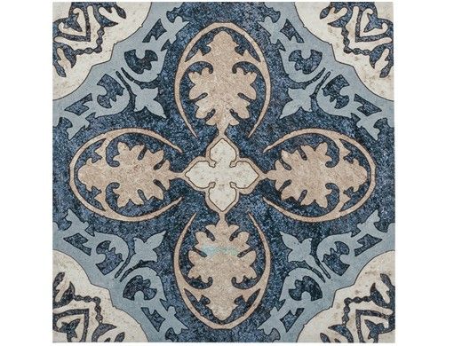 National Pool Tile Geostone 6x6 Series | Geo Blue Pattern | GST-BLUE PTRN