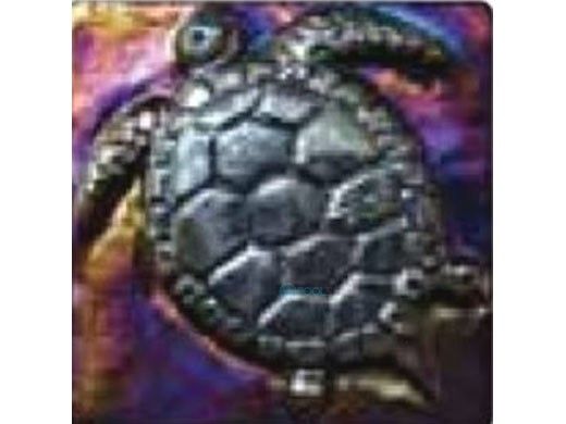 National Pool Tile 4x4 Oceanscapes Collection Deco Turtle | Bronze | OCN-BZTURTLE