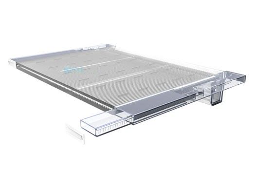 Brilliant Wonder 24" LED Waterfall 2 with 12" Lip Clear | Back Port with 100' Cord | 25777-230-120
