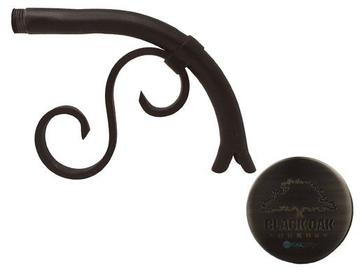Black Oak Foundry Small Droop Spout | Brushed Pewter Finish | S7400-BP | S7800-BP