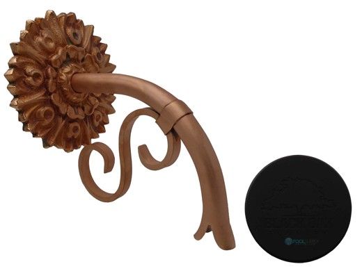 Black Oak Foundry Small Droop Spout with Versailles | Almost Black Finish | S400-BLK