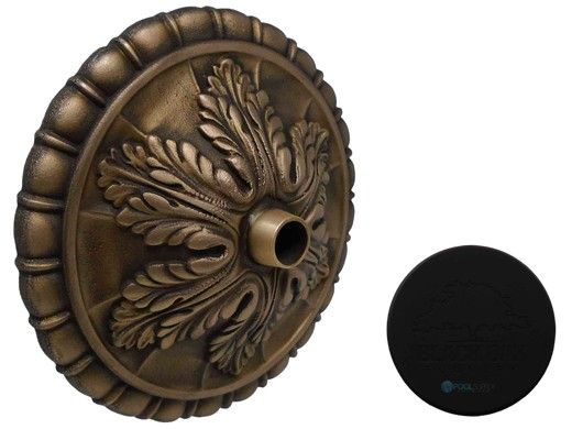 Black Oak Foundry Acanthus Leaf Emitter | Almost Black Finish | M220-BLK | M235-BLK