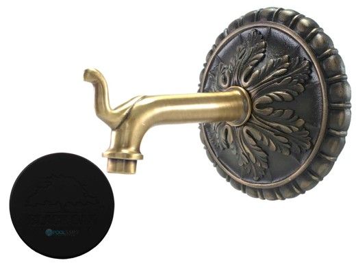 Black Oak Foundry Centurion Spout | Almost Black Finish | S35-BLK | S37-BLK